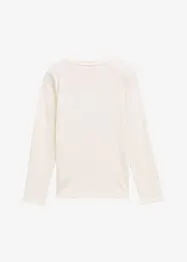 Langermet topp fra Tom Tailor av 100% bomull, Tom Tailor