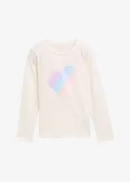 Langermet topp fra Tom Tailor av 100% bomull, Tom Tailor
