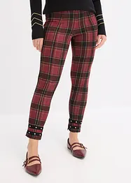 Jeggings med gullfargede nagler, bonprix