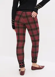 Jeggings med gullfargede nagler, bonprix