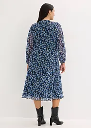 Midikjole i mesh, bonprix
