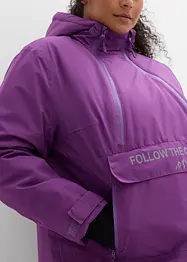 Vanntett funksjonsanorakk med fleecefôr, bonprix