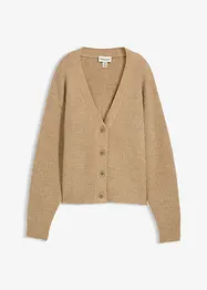 Ribbestrikket cardigan, bonprix