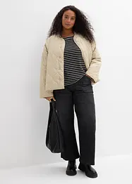 Oversized sweatshirt i 100% bomull, bonprix