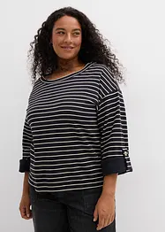 Oversized sweatshirt i 100% bomull, bonprix