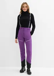 Funksjonsbukse i softshell med stretch, vannavstøtende, bonprix