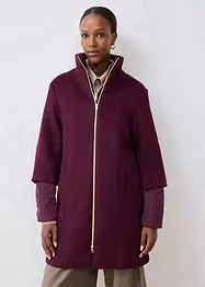 Ullkåpe med innvendig dunjakke (2-delt sett), bonprix