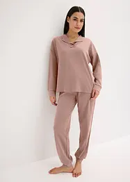 Loungewear-kosedress i myk bomull, oversized, bonprix