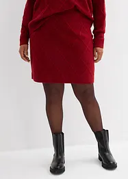 Kabelstrikket skjørt, bonprix