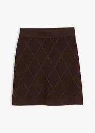 Kabelstrikket skjørt, bonprix