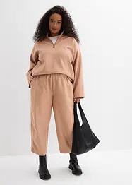 Barrel bukse i ullstil, bonprix