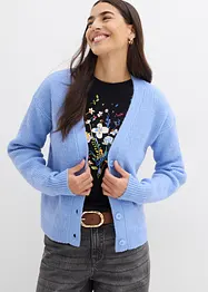 Ribbestrikket cardigan, bonprix