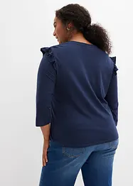 Jerseytopp av bomullsmiks, bonprix