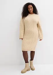 Strikket midikjole, bonprix
