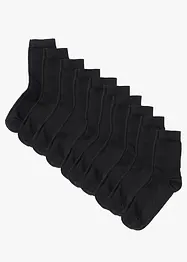 Sokker med økologisk bomull (10-pack), bonprix