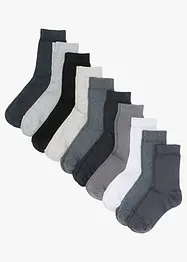 Sokker med økologisk bomull (10-pack), bonprix