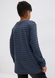 Langermet topp i 100% økologisk bomull (2-pack), bonprix