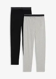 Lang underbukse med myk, økologisk bomull (2-pack), bonprix