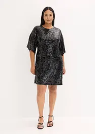 Oversized paljettkjole, bonprix