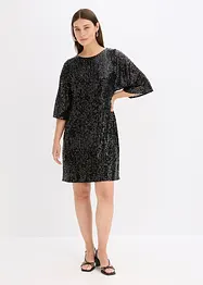 Oversized paljettkjole, bonprix