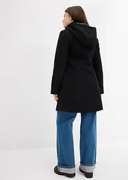 Kåpe med hette og legg, A-fasong, bonprix