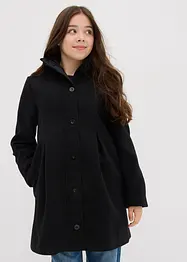 Kåpe med hette og legg, A-fasong, bonprix