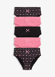 Truse med myk, økologisk bomull (5-pack), bonprix