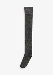 Overknee-strømper med lurex og økologisk bomull, bonprix