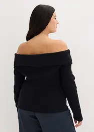 Ribbet genser, bonprix