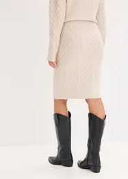 Strikket skjørt, bonprix