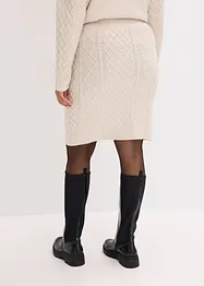 Strikket skjørt, bonprix
