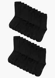 Sokker med økologisk bomull (20-pack), bonprix