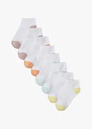 Sneakerssokker med økologisk bomull (8-pack), bonprix