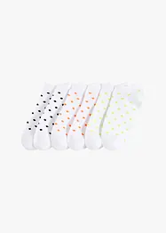Lave sokker med økologisk bomull (6-pack), bonprix