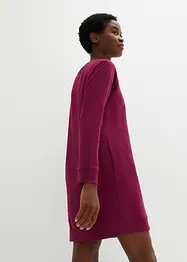 Sweatshirtkjole i myk frottè, bonprix
