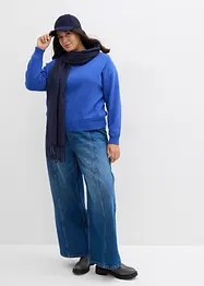 Oversized genser i 100% bomull, bonprix
