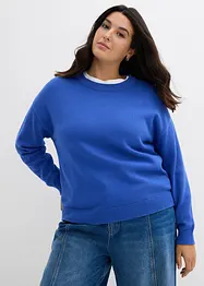 Oversized genser i 100% bomull, bonprix