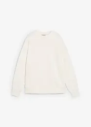 Oversized sweatshirt i 100% økologisk bomull, bonprix