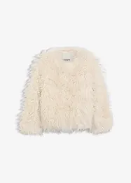 Oversized fuskepels-jakke, bonprix