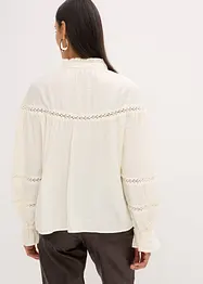 Slip on-bluse av fin viskosemiks, bonprix