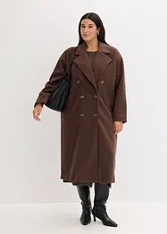 Oversized kåpe i ullstil, bonprix