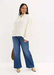 Bluse i fin viskosemiks, bonprix