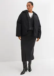 Strikket skjørt i 100% bomull, bonprix