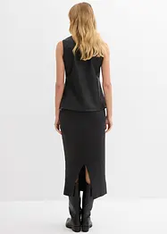 Strikket skjørt i 100% bomull, bonprix