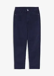 Regular Fit-kordfløyelsbukse i bomull med elastan, Straight, bonprix