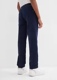 Regular Fit-kordfløyelsbukse i bomull med elastan, Straight, bonprix