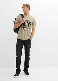 Regular Fit-joggejeans i cargomodell med komfortlinning, Straight, bonprix