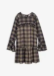 Chiffonkjole med volanger, bonprix
