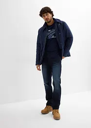 Regular Fit stretchjeans med komfortsnitt, Straight, bonprix
