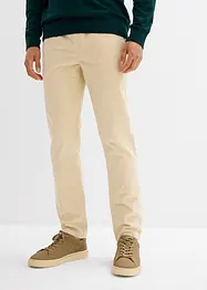 Regular Fit-pull on-kordfløyelsbukse, Straight, bonprix